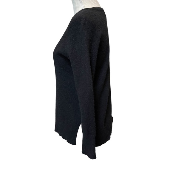 Halogen Black 100% Cashmere‎ Crewneck Sweater Size: M - Picture 2 of 7
